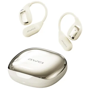 Awei TZ12 Air Conduction Bluetooth Headset - Beige