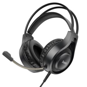 HOCO W106 Wired Headphones – Black