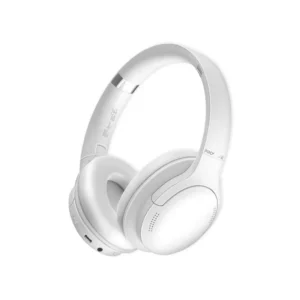 Promate LaBoca‑Pro High Fidelity Over‑Ear Wireless Headphones – White