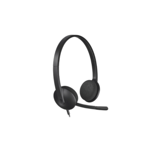 Logitech H340 Wired Headphones - Black
