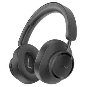 Promate Takt High‑Fidelity On‑Ear Wireless Headphones - Black