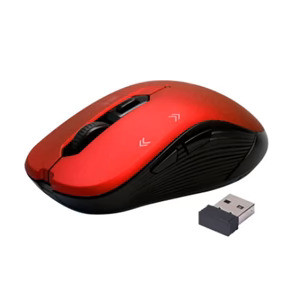 Promate Slider‑R Wireless Mouse – Red