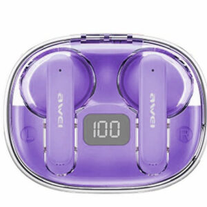 Awei T86 ENC Noise‑Cancellation Gaming Earbuds - Purple